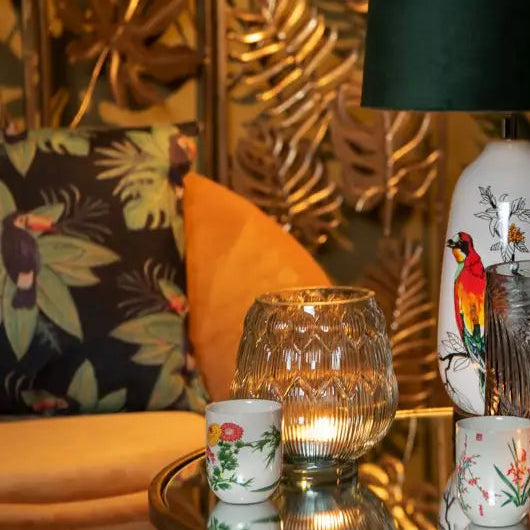 Glassvase grønn Ø14