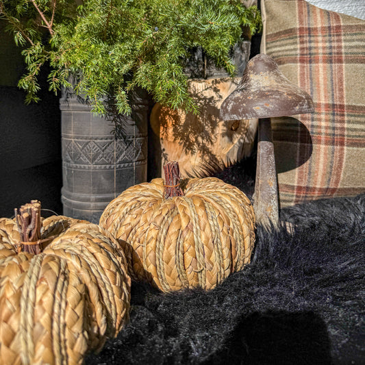 Flettet gresskar stor