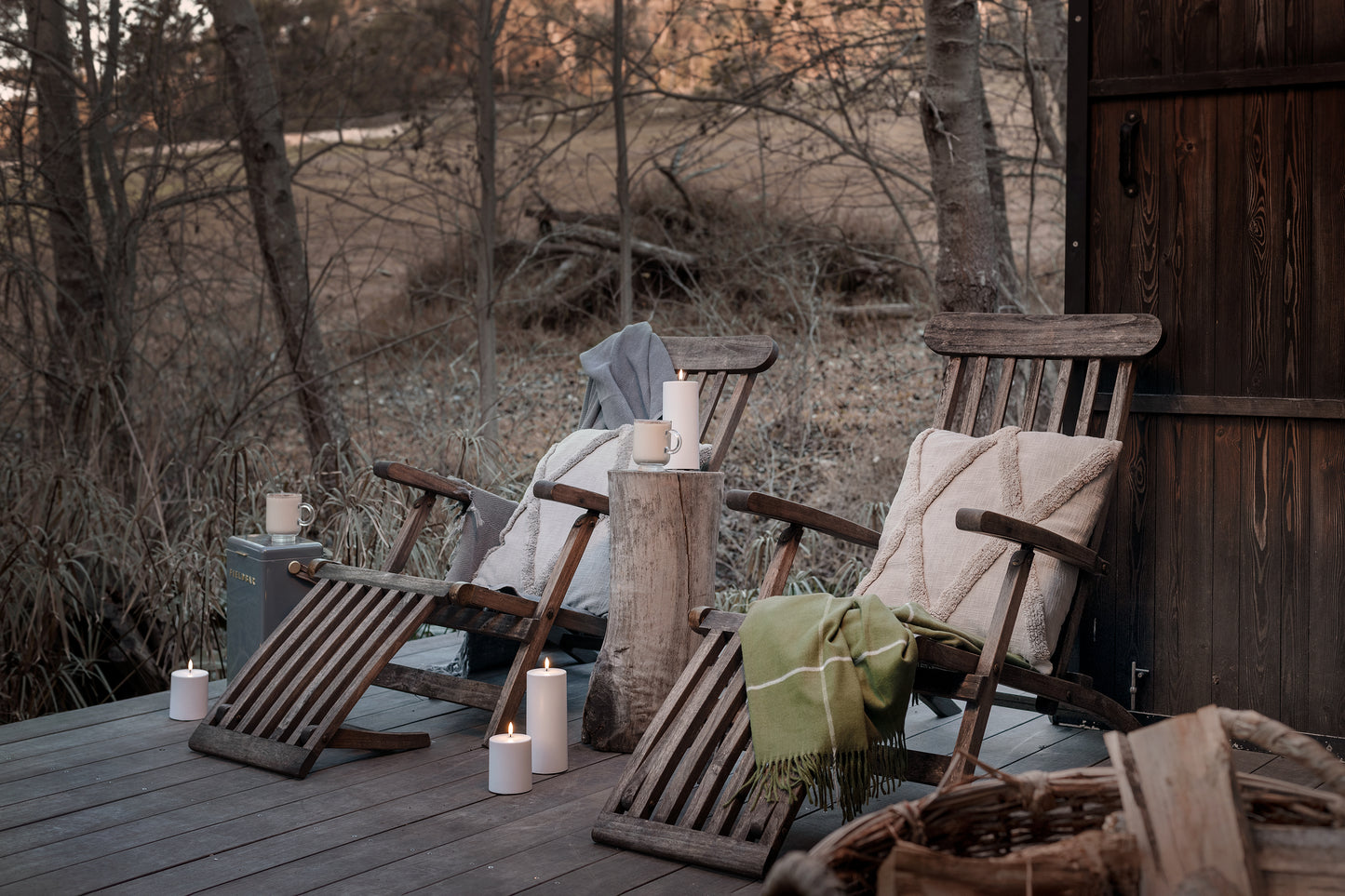 Outdoor LED pillar candle, White, 8,4x10 cm