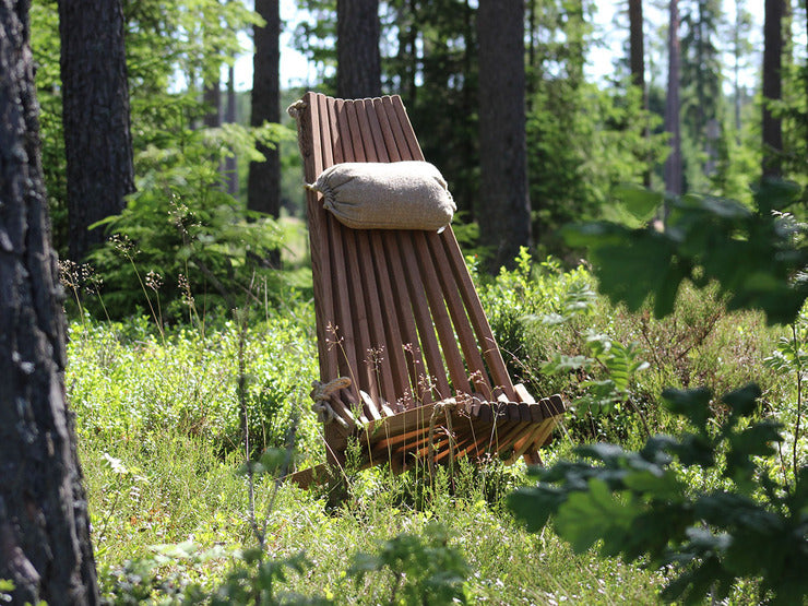 EcoChair furu grå