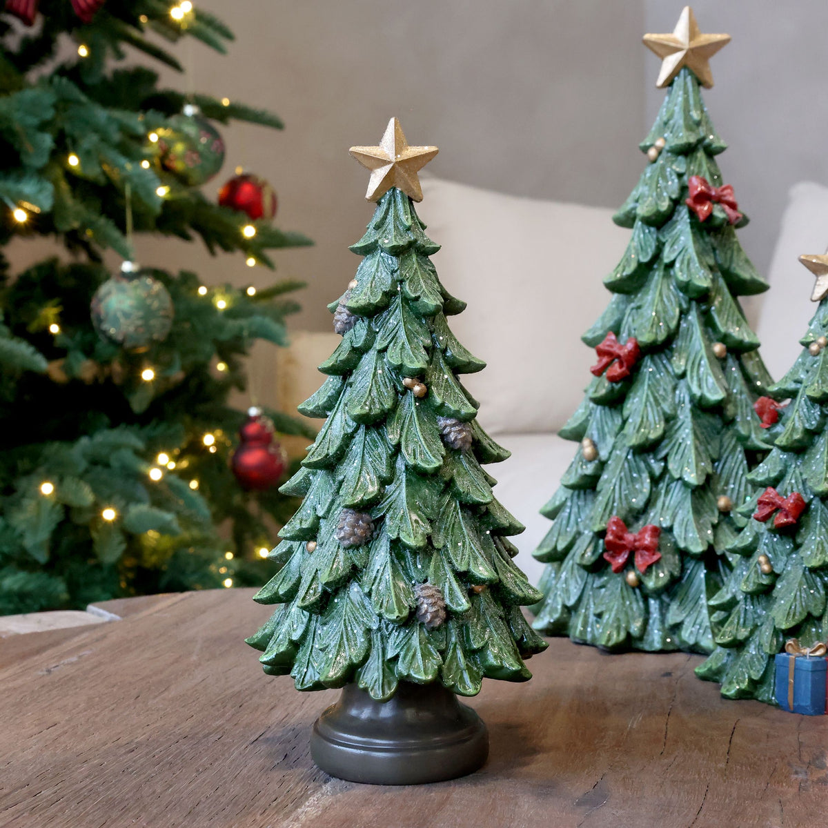 Juletre med kongler
