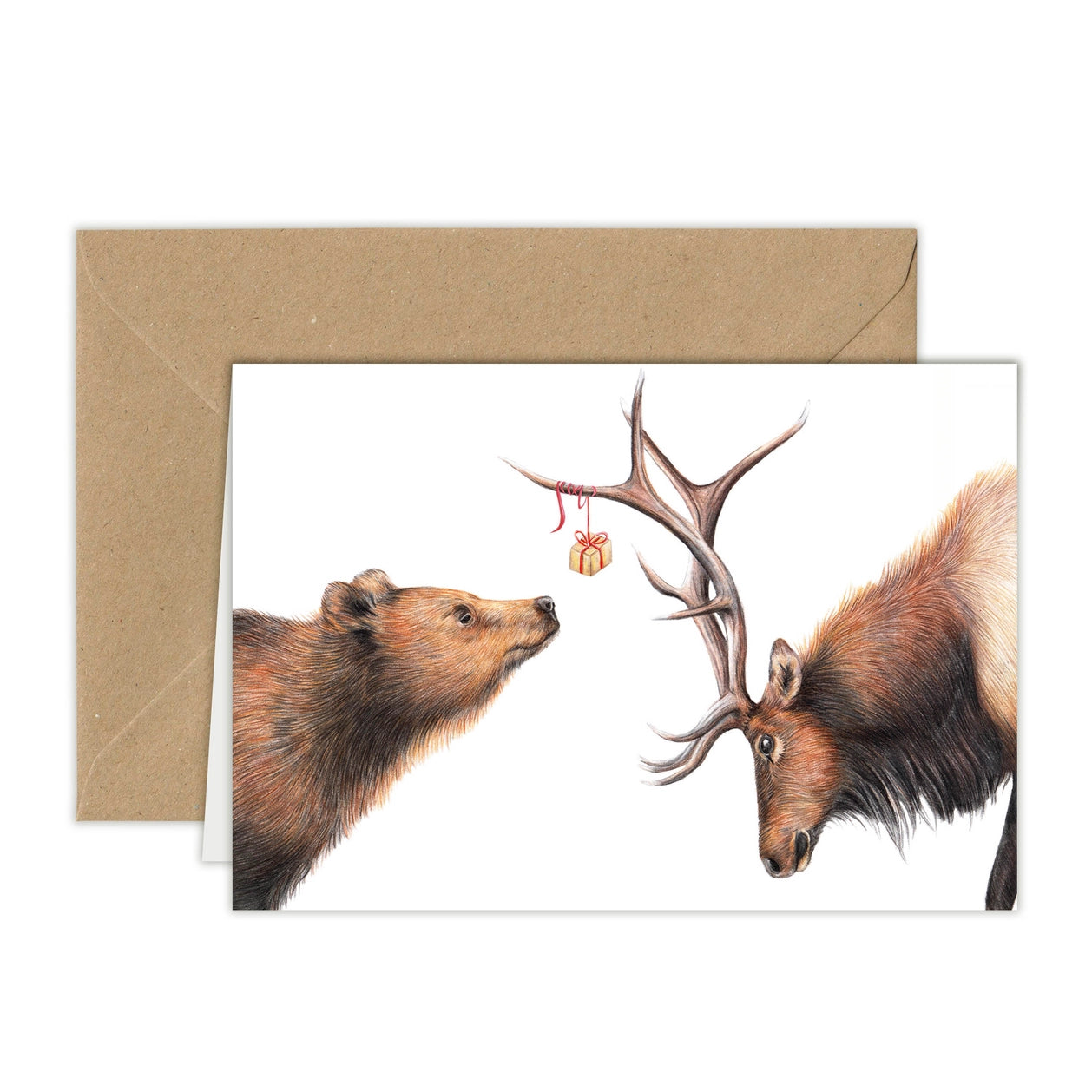 Kort bjørn og reinsdyr