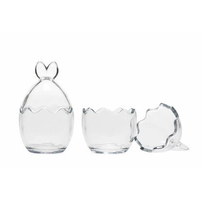 Glasskål hare 10 cm