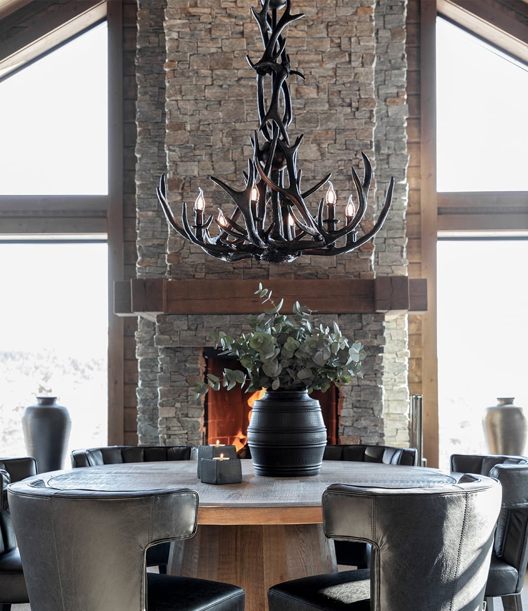 ANTLER taklampe sort