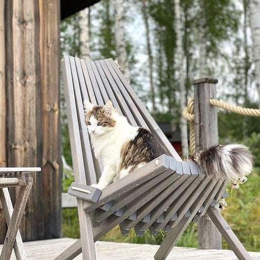 EcoChair furu grå