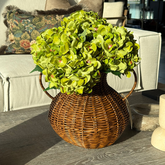 Rotting vase med håndtak