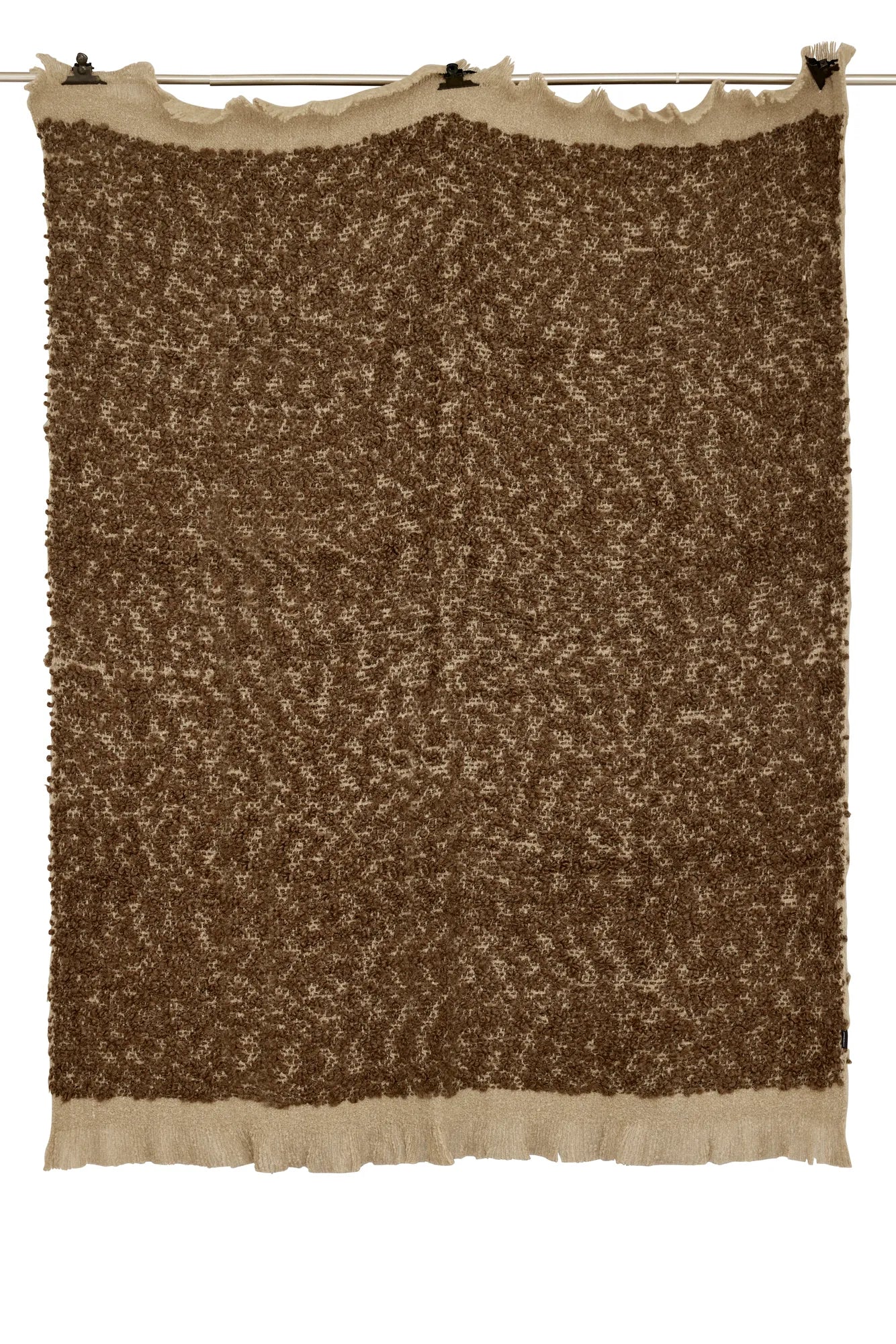 Boucle mohair Pledd