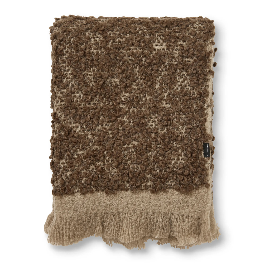 Boucle mohair Pledd
