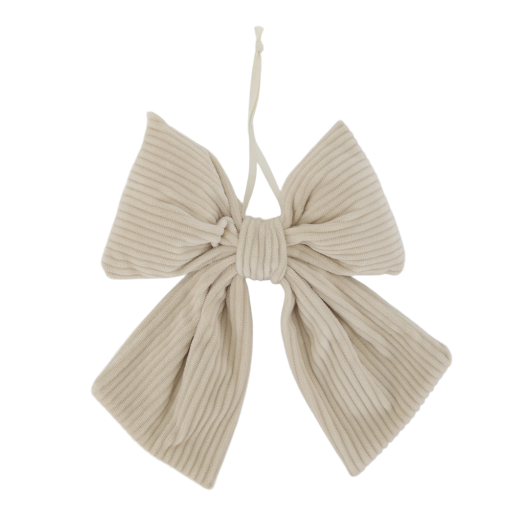 Sløyfe medium beige kordfløyel
