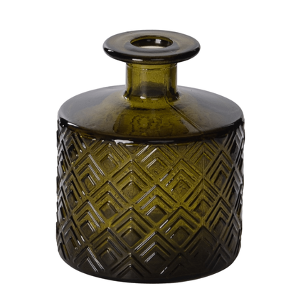 Glassvase oliven H12