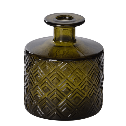 Glassvase oliven H12