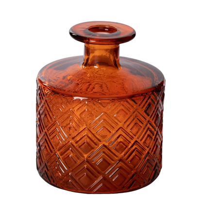 Glassvase orange H12