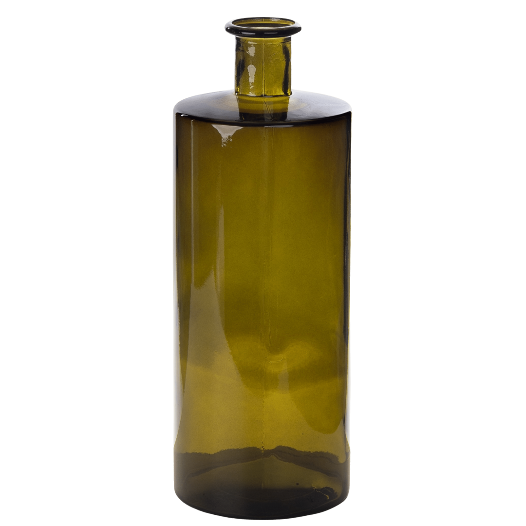 Glassvase oliven H40