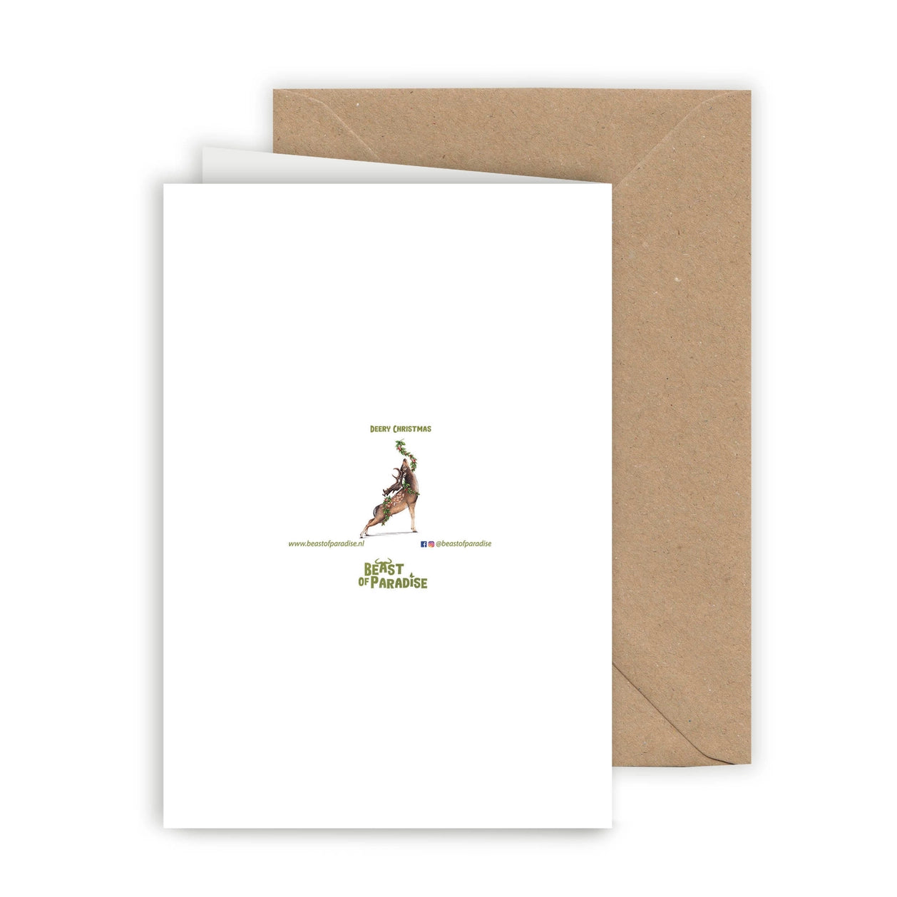 Kort reinsdyr jul
