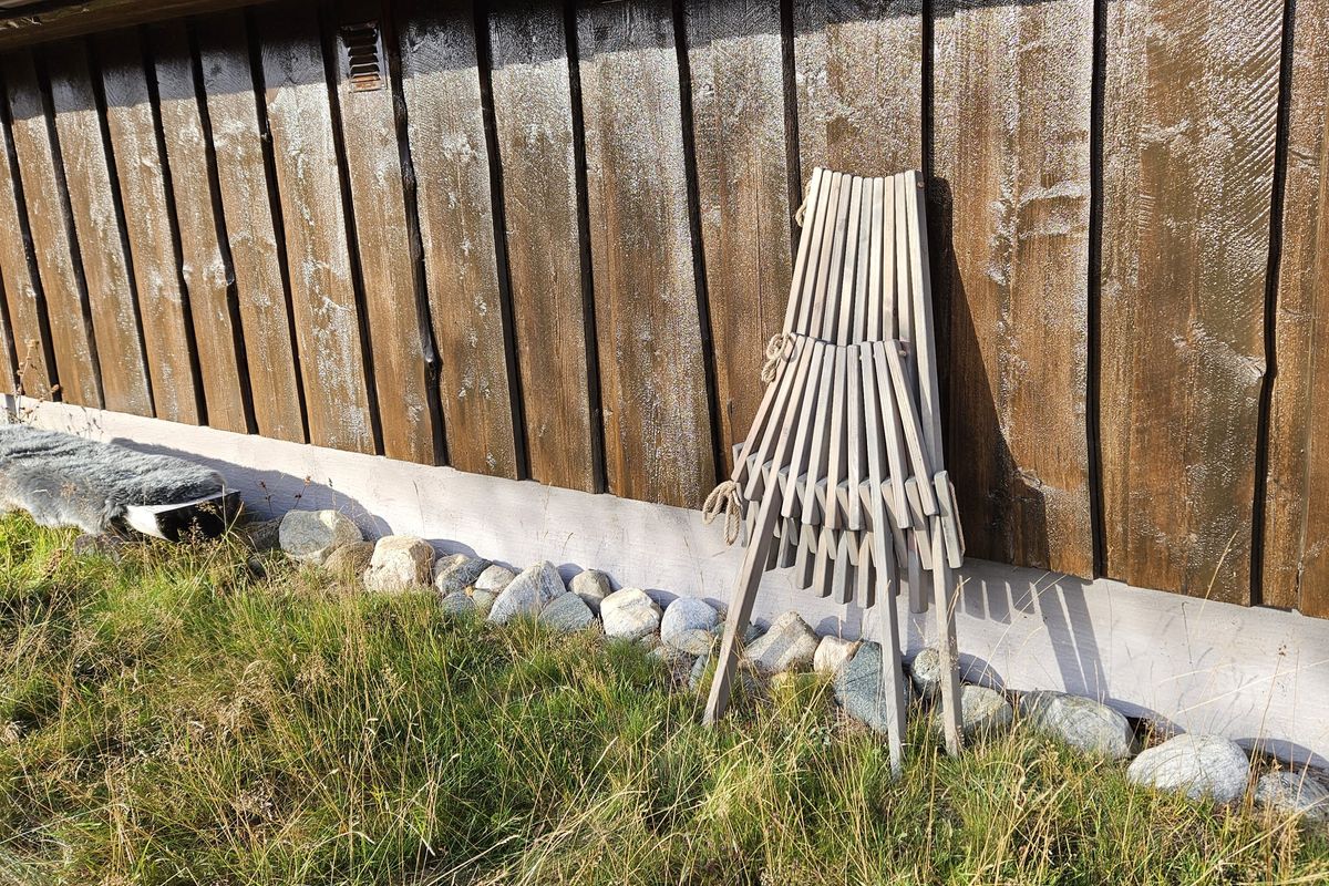 EcoChair furu grå