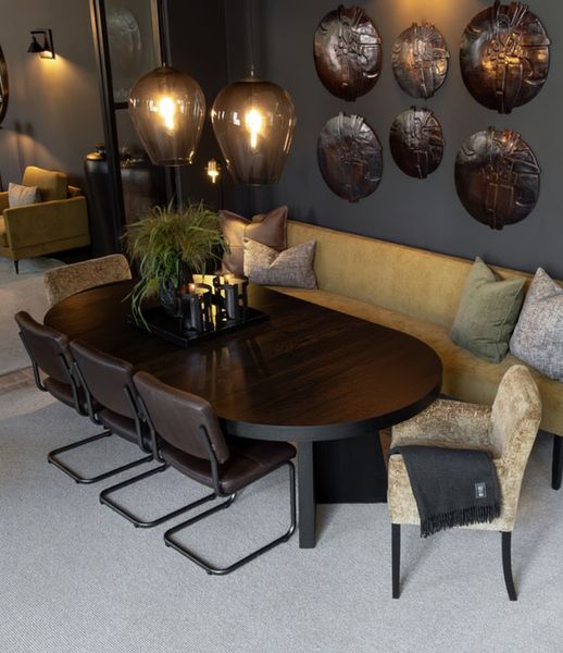 TRENT spisebord Ø130